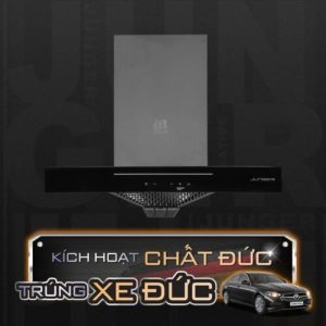 Máy hút mùi áp tường Junger HRJ-701 Silver