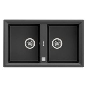 Chậu đá Teka STONE 90 B-TG 2B Black 115260007