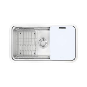 Chậu rửa bát đá 1 hố Konox KN8347SU Dekor Basic