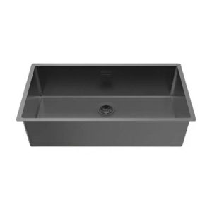 Chậu rửa bát inox 1 hố Hafele R25 HS25-SSN1S-760 567.24.483 Đen