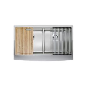 Chậu rửa bát Konox Workstation – Apron Sink KN8751DA Curve