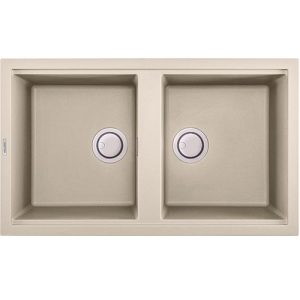 Chậu rửa đá Granite Malloca màu kem BIANCO G-45062