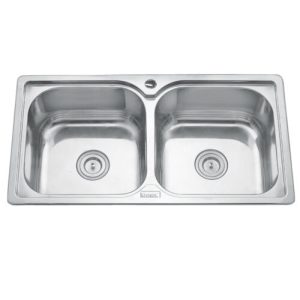 Chậu rửa bát inox 2 hố Gorlde GD-5222