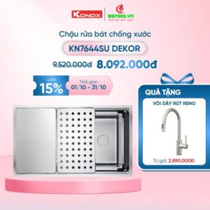 Chậu rửa bát Konox Workstation – Undermount Sink KN7644SU Dekor