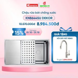 Chậu rửa bát Konox Workstation – Undermount Sink KN8644SU Dekor