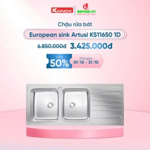 Chậu rửa bát Konox European Artusi KS11650 1D Bàn trái
