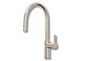 Vòi rửa bát rút dây Konox Alto Nickel