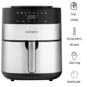 Ná»i chiÃªn khÃ´ng dáº§u Cuckoo CAF-G0510T MÃ u Äen