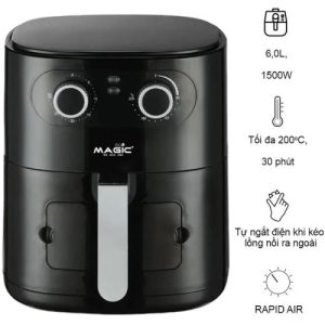 Nồi chiên không dầu Magic Eco AC-126 6.0 Lít