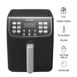 Nồi chiên không dầu Sharp KF-AF55EV-BK