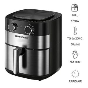 Nồi chiên không dầu Sunhouse MAMA SHD4026 6 lít