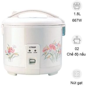 Ná»i cÆ¡m Äiá»n Tiger JNP-1803 Tráº¯ng